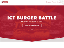 Tablet Screenshot of ictburgerbattle.com